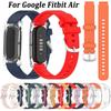 Nastavitelný silikonový řemínek na hodinky náramek pro Google Fitbit Air Smart Band příslušenství