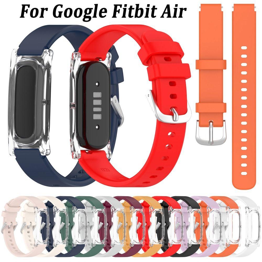 Nastavitelný silikonový řemínek na hodinky náramek pro Google Fitbit Air Smart Band příslušenství