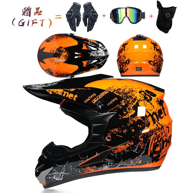 Professional Lightweight Off-road Motorcycle Helmet Racing Bike Children ATV Off-road Vehicle Downhill DH Cross Helmet Motocross