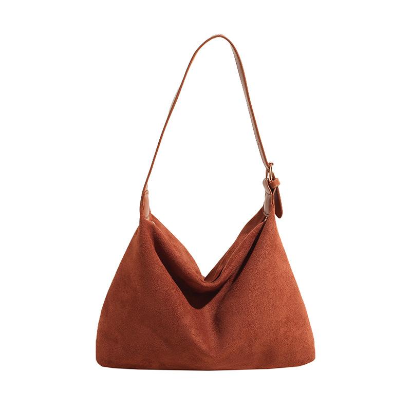 Neue Herbst- und Winter-Nischen-Umhängetasche für die Achselhöhle, matte große Tasche, Damenmode-Umhängetasche