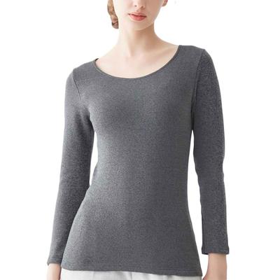 Gunze HOTMAGIC Cold Wide Sleeves Black Motif Women's Innerwear, Weather-Proof, Collar, 3/4 (New) LL