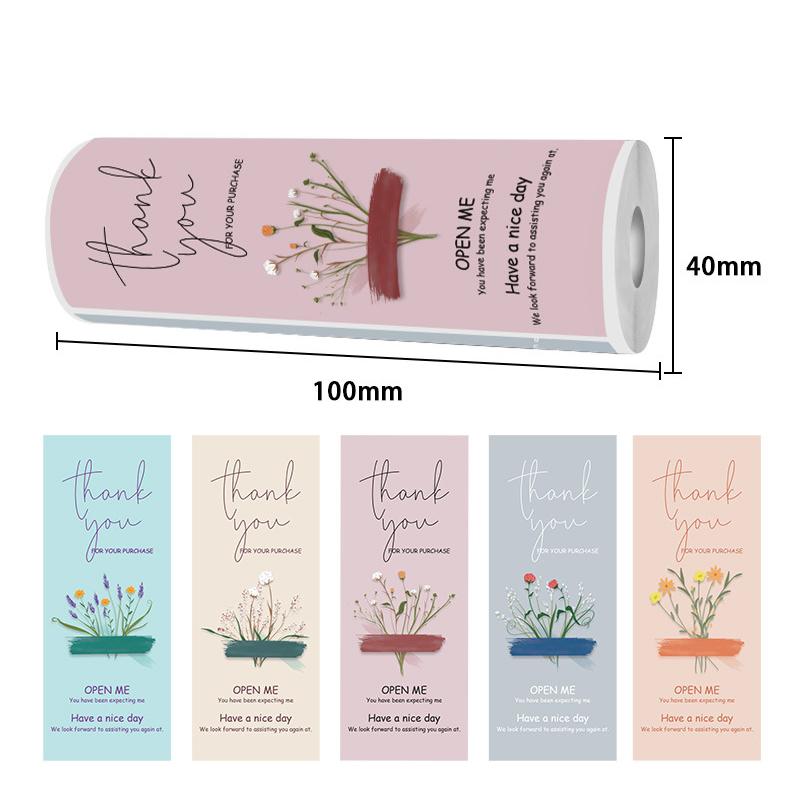 

150pcs This Package Nice To Meet You Too Sticker Seal Label Thank You Small Business Handmade Merchandise Decoration Stickers