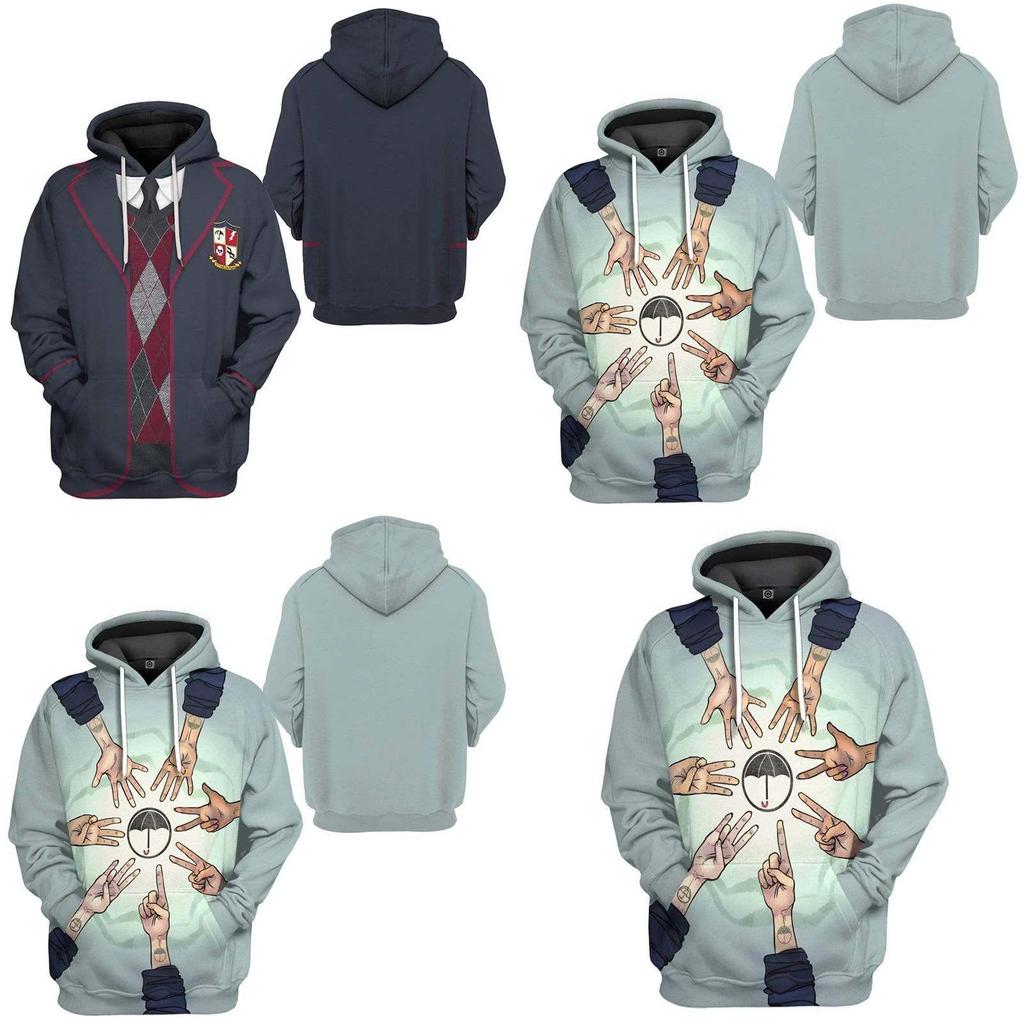 The Umbrella Academy Costume Hooded Jacket Soft And Comfortable Pullover Sweatshirt
