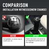 New Car 5/6 Speed 12mm Gear Shift Knob Lever Shifter Gaiter Boot for Volkswagen VW Golf Bora Jetta GTi MK4 Interior Accessories