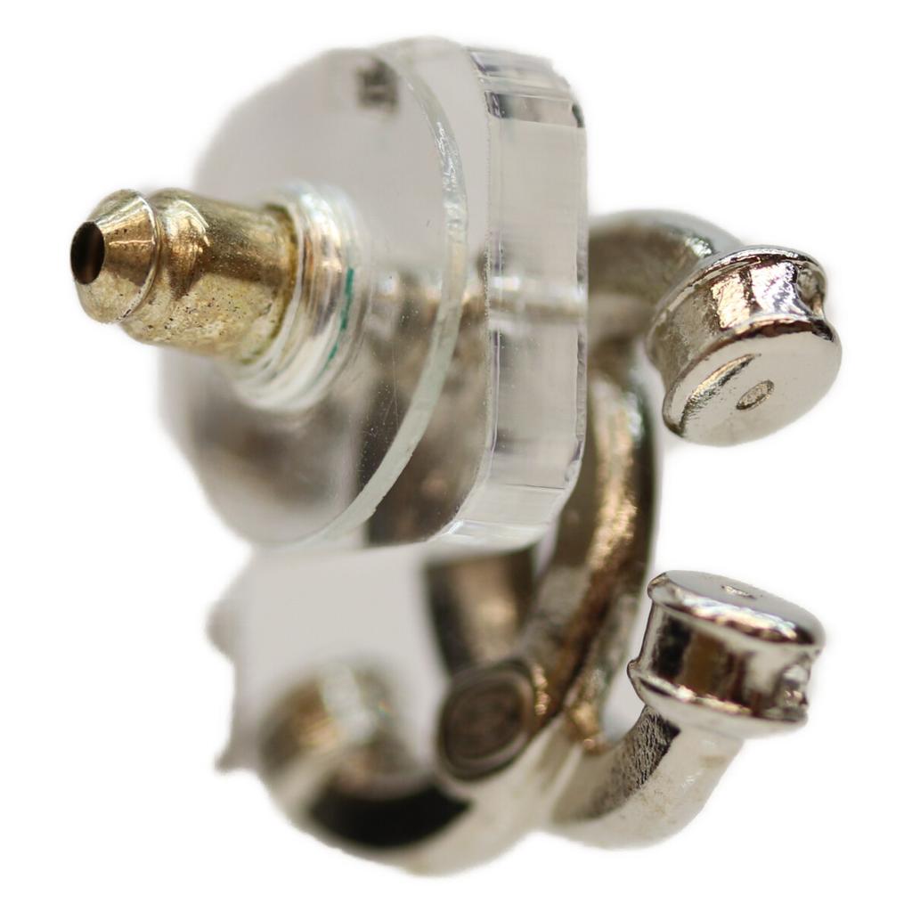 Chanel A24V Vergoldete Strass CC Logo Ohrringe Ohrring Silber Gebraucht