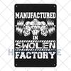 GYM Signs Tin Painting Metal Vintage Plaque Decoration Metal Wall Art Sportsman Retro Poster Iron Plate Home Decor 20x30cm