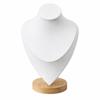Elegant Necklace Display Stand Portable Mannequin Stand Jewelry Bust Display Holder  Trade Show