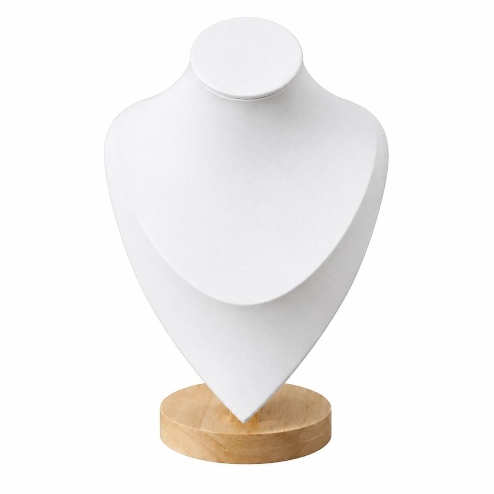 Elegant Necklace Display Stand Portable Mannequin Stand Jewelry Bust Display Holder Trade Show