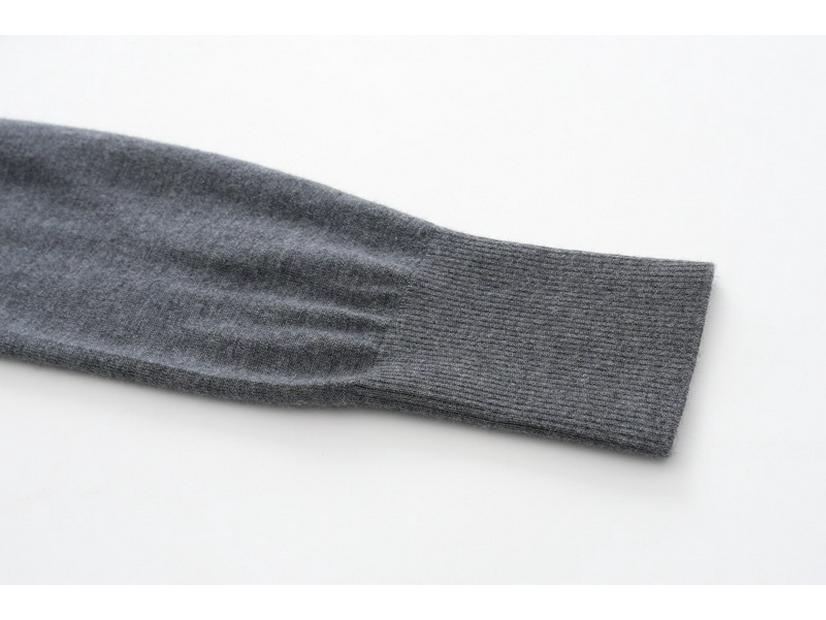 100% Czysty Kaszmir Lekki Sweter z Dekoltem Rolka Slim Fit