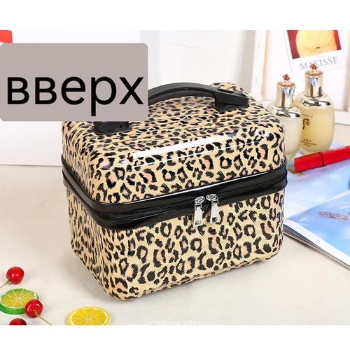 Large Capacity Portable Makeup Bag, Multifunctional Organizer Toiletry Travel Bag Handheld Cosmetic Case