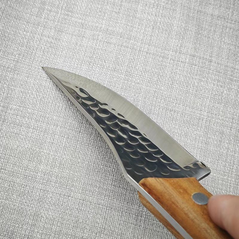 Forged Kitchen Knife Full Tang Meat Cleaver Boning Knife with Wood Handle Chef Slicing Butcher Fish Knife Cooking Cutting Tools