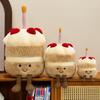 Giocattolo Torta Fragola Peluche Con Imbottitura Morbida in Cotone PP Per Bambini e Ragazze Idee Regalo
