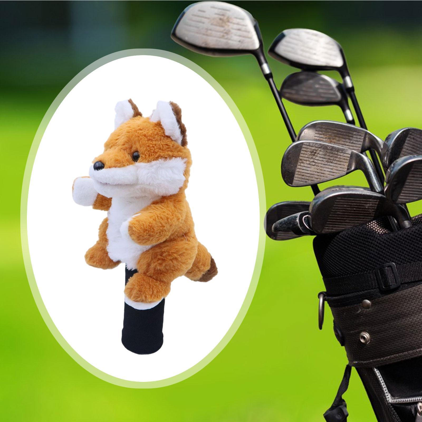 

Деревянный чехол для головы клюшки для гольфа, оборудование для открытых полей Fox