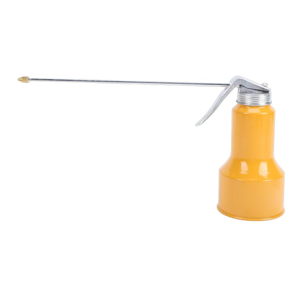 Hand Pump Oiler Can 400ml High Pressure Metal Lubrication Oiling Can Bottle with Metal Spout