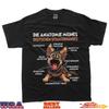 Deutscher Schäferhund Halter T Schäferhund Anatomie T-Shirt