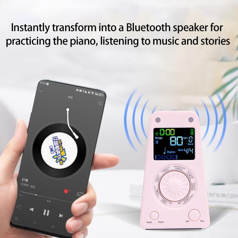 Rhythm Training Metronome Rechargeable Battery Beat Trainer Metronome Exercise Metronome Device Quiet Training Accessory