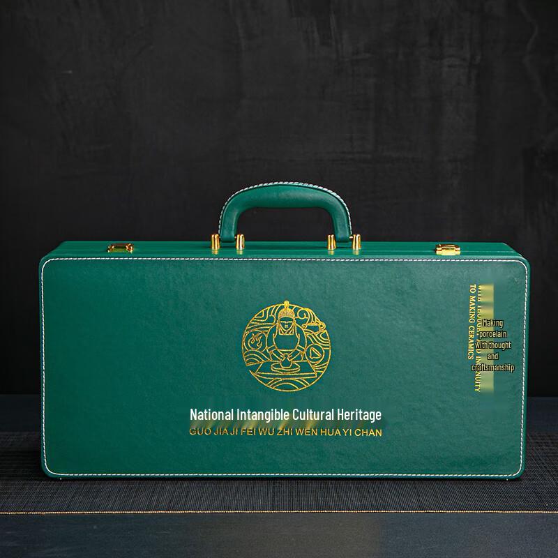 Tuopai Chinese Mutton Fat Jade Porcelain Tea Set