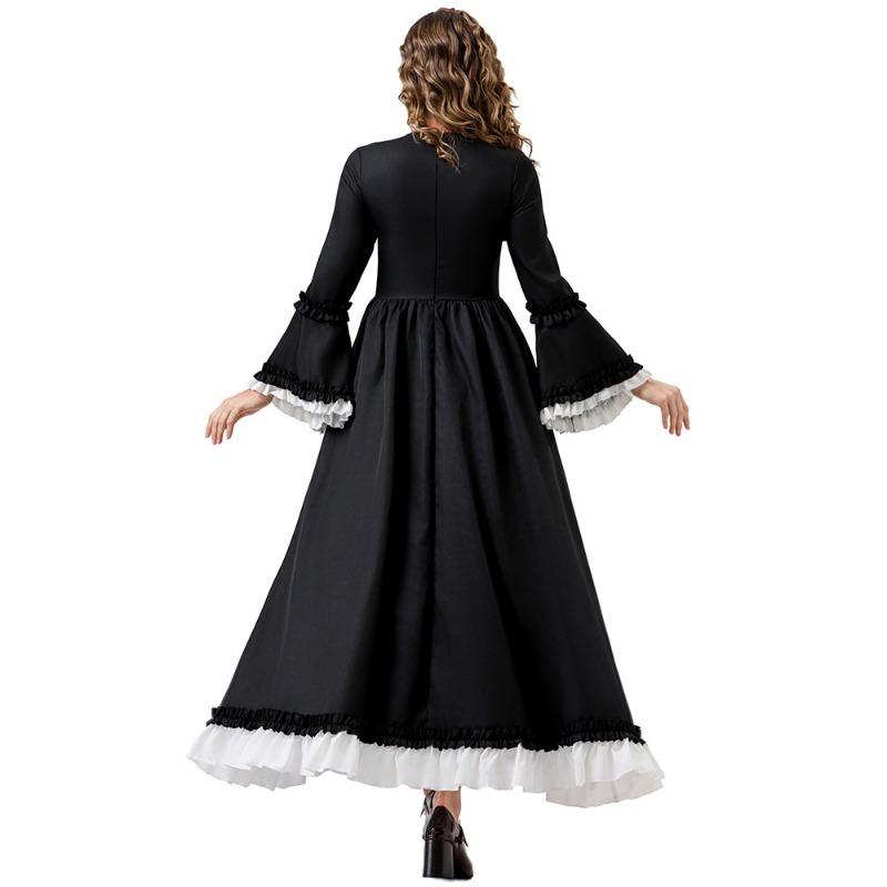 Halloween-Kostüm Erwachsene Mittelalter Retro Renaissance Hofdamen Mehrfarbiges Prinzessinnenkleid