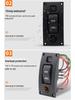 Three-Position ON-OFF-ON Bilge Pump Switch Panel