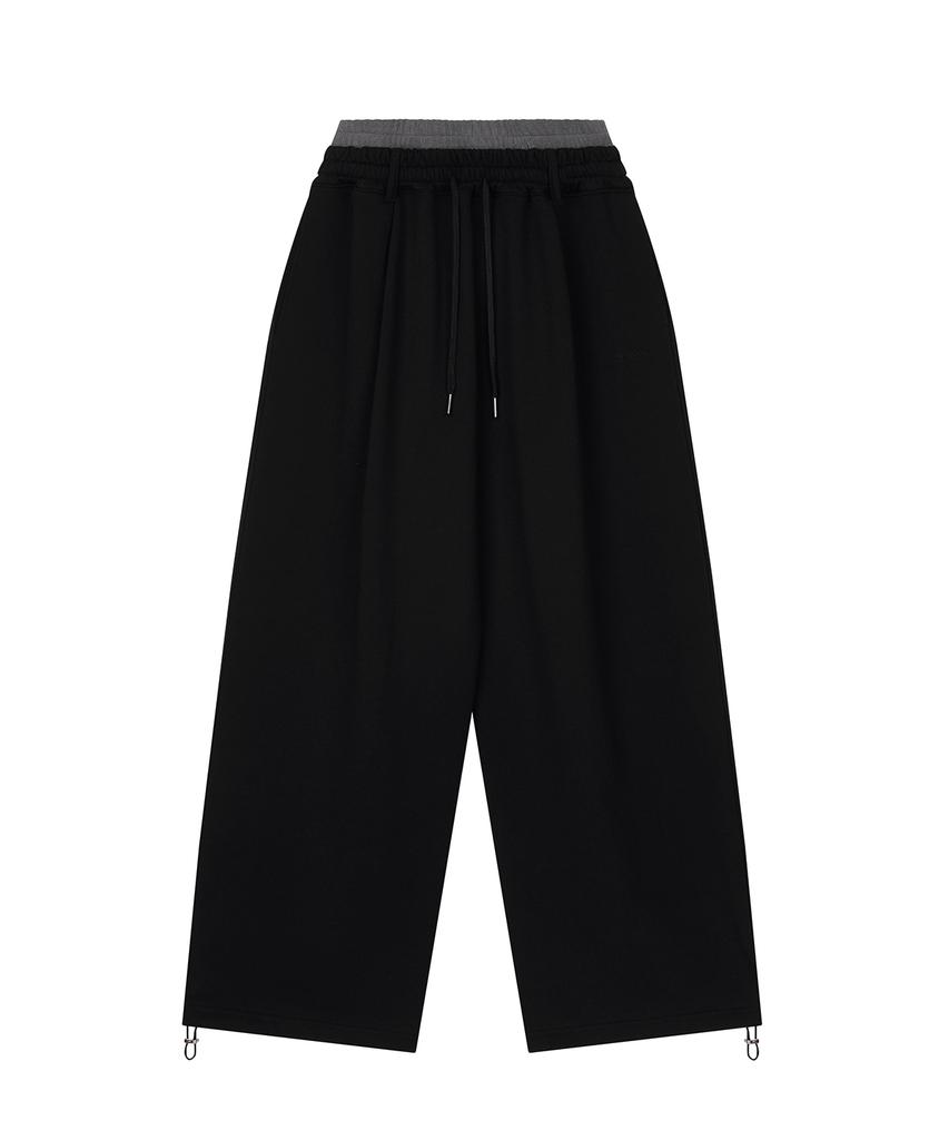 Saendeulig Double Sweat Pants_Black