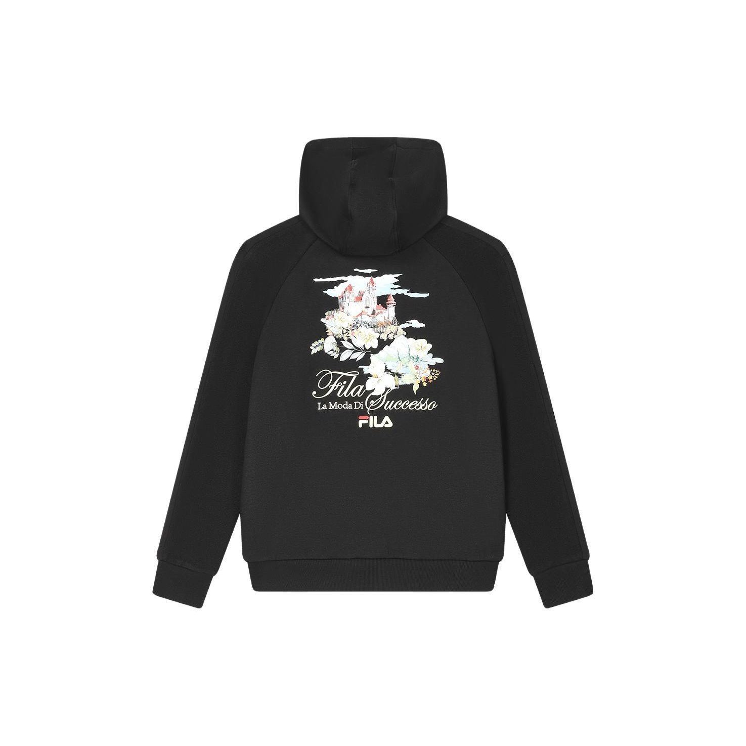 

Fila Повседневное худи с цветочным принтом Женские худи Черный F11W348230F-BK M