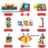 Compatible with LEGO 9656, 45002 Mechanism, 45012 Teaching Aids, 9090 Kindergarten, and 9076 Loose Parts.