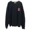 A BATHING APE Back print Long sleeve sweat trainer 2XL black Back brushed Men's Used