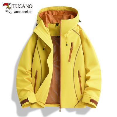 Women's Loose Hooded Outdoor Windproof Hiking Jacket