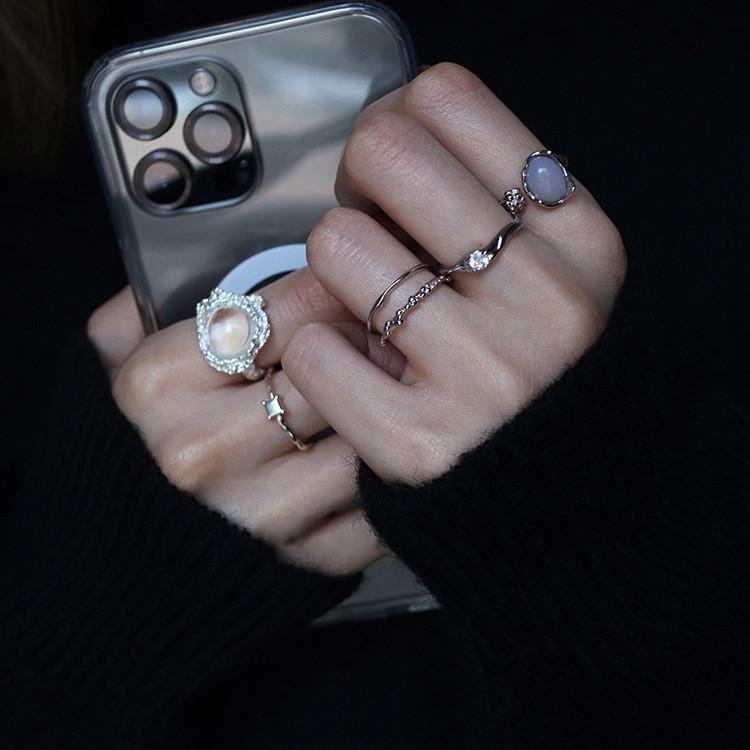 Dazzling Heart Shaped Adjustable Ring For Women With Unique Geometric Design And Sparkling Details