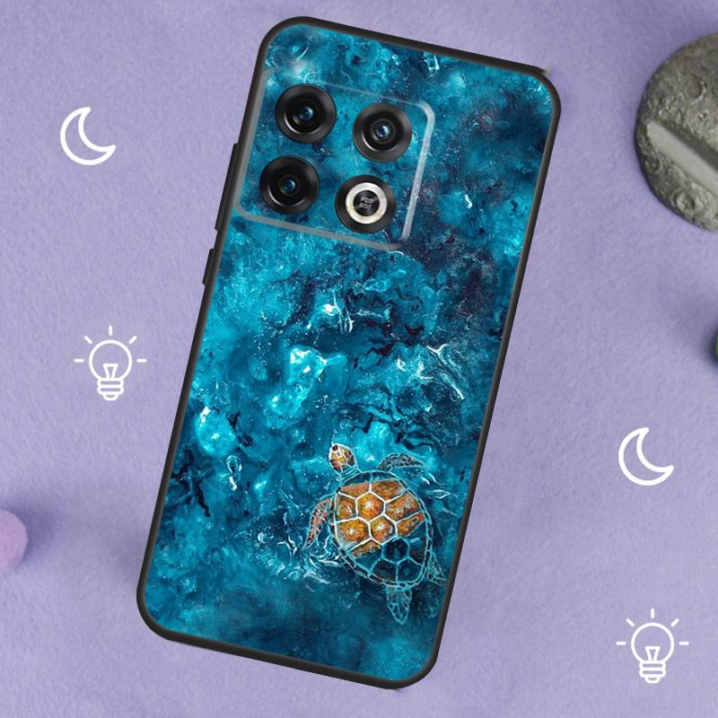 Ocean Sea Turtle Case For OnePlus 11 10 9 8 Pro 8T 9RT 10R 10T OnePlus Nord CE 3 Lite 2 2T N10 N30 N20 Coque