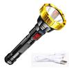 Super Bright Tactical Rechargeable Led Flashlight With Built-In Battery