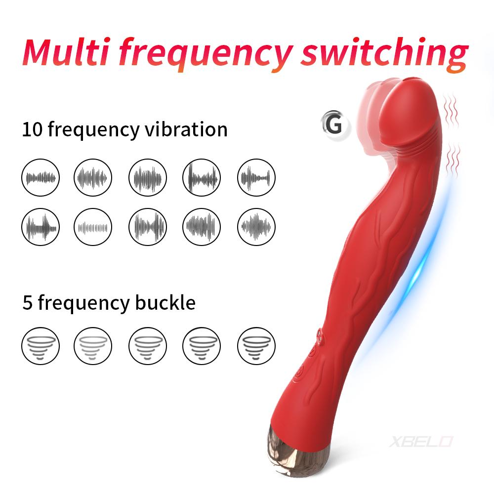 G Spot Vibrator Finger Vibrators Dildo Clitoris Stimulator Vagina Vibrat for Beginners Masturbator Massager Sex Toy for Women 18