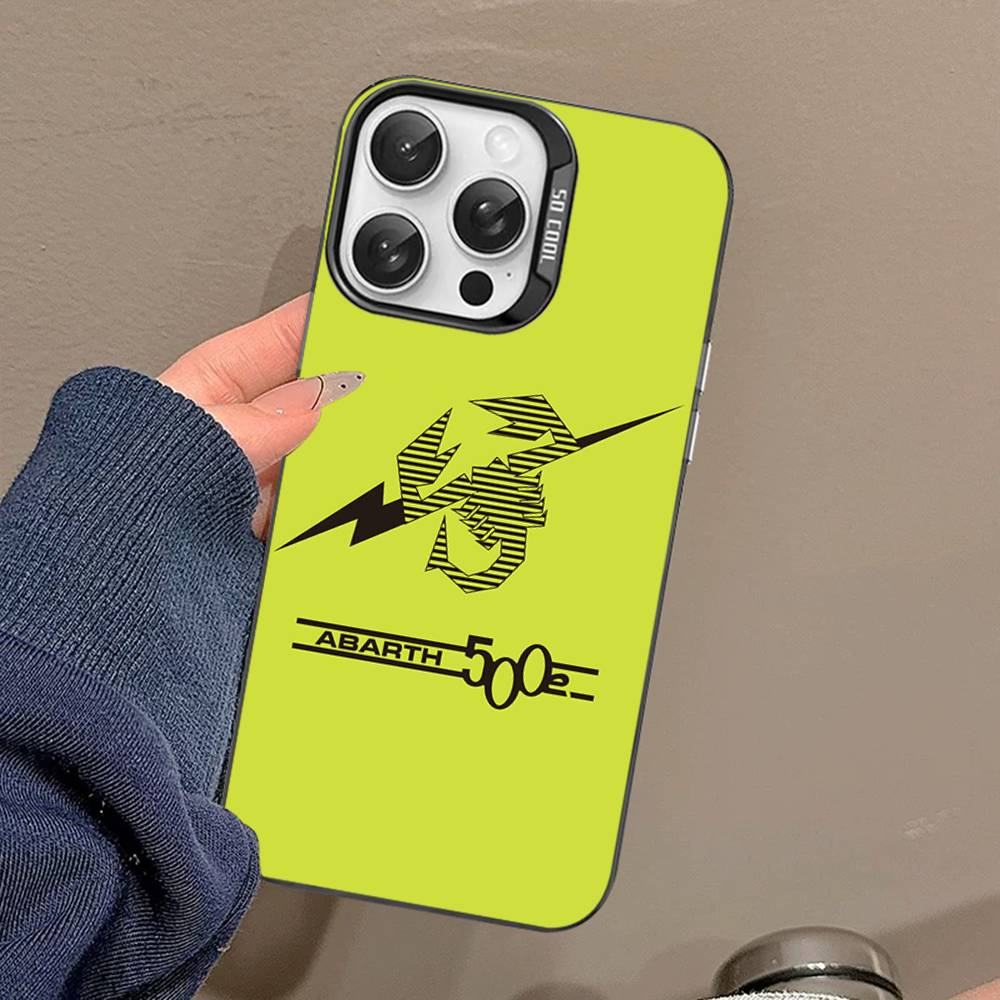 A-AbarthS-S LOGO Phone Cases For IPhone 17 16 15 14 13 12 11 Plus Pro Max Pro Color Matte Cover