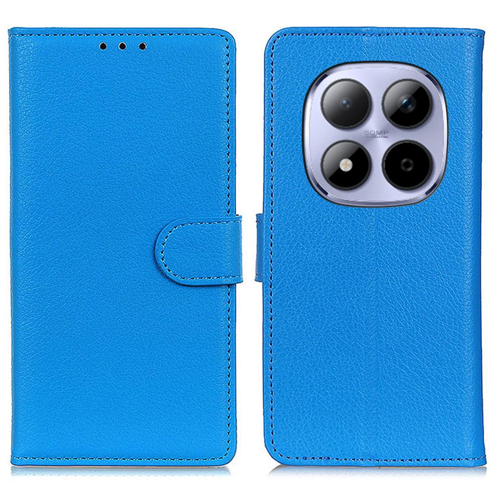 For Xiaomi Poco M8 Pro 5G/Redmi Note 15 Pro+ 5G (Global) Wallet Case PU Leather Phone Cover Litchi Texture
