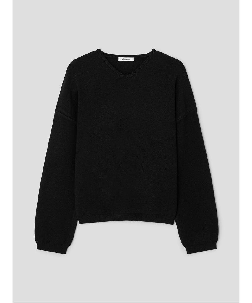Diaepeocheo 90S V Neck Knit Top Black (Ta6251A055)