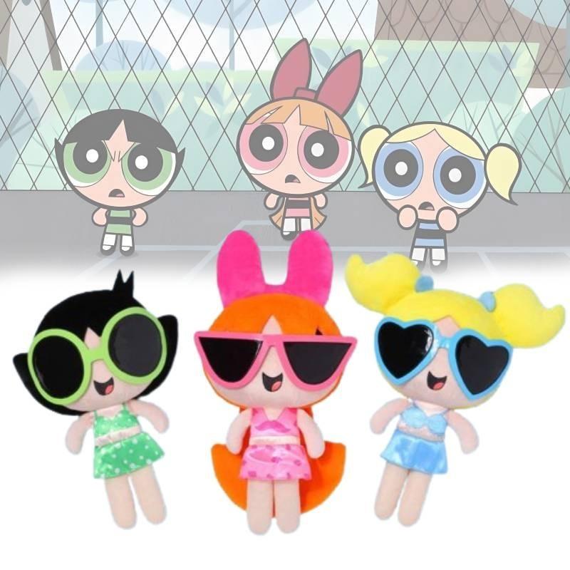 Adorable Plush Powerpuff Girls Bubbles Doll Cartoon Soft Toy Perfect For Girls