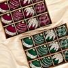 Elegant Flocking Velvet Diamond Christmas Ornament Set – Exquisite Holiday Tree Pendant Collection