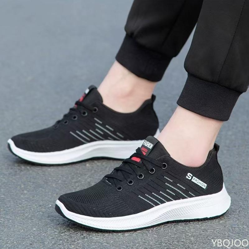 Fashion Spring Summer breathable Men's Shoes Outdoor mesh running shoes Casual comfortable Sneakers Male lightweight non slip flats 2025