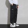 Dibinze Men's Plus Size American Style Loose Fit Cargo Jogger Pants