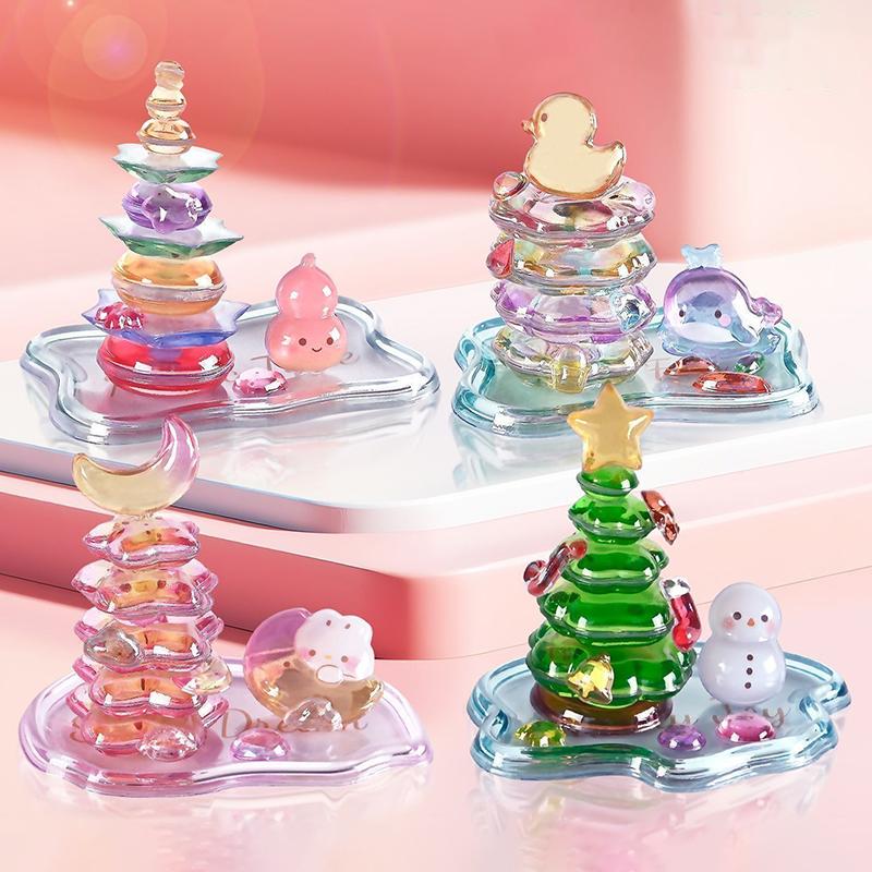 3D Crystal Stickers 3D Fun Stacking Sticker Series Exchange Sticker School Supplies Stationery Party Gift Favors Children's Toys