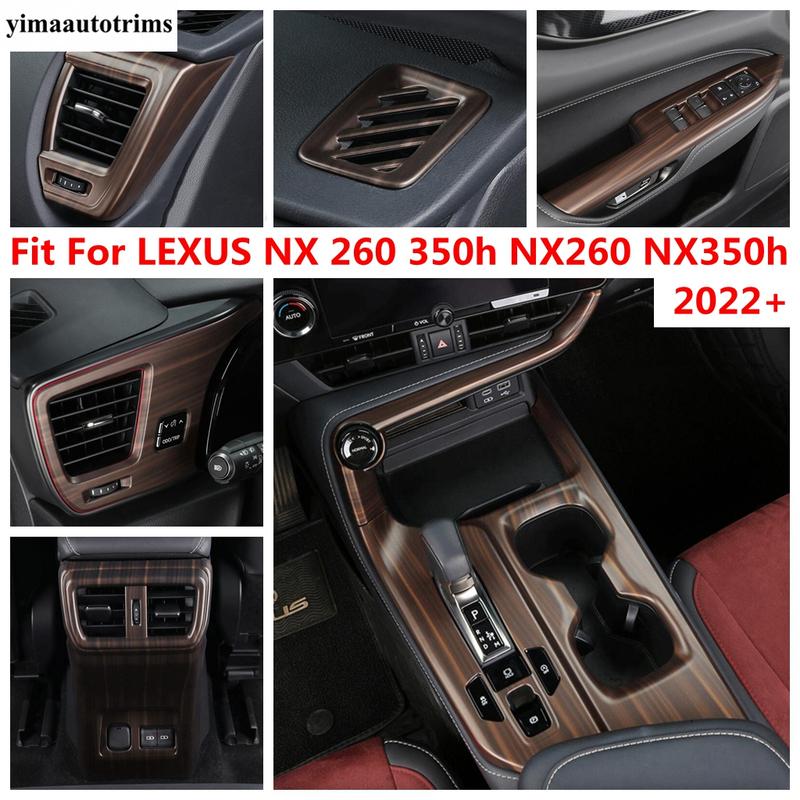 Armaturenbrett Luft AC Lüftungsschlitz / Fensterheber / Schalthebel Abdeckung Zierleisten Zubehör für LEXUS NX 260 350h NX260 NX350h - 2026