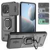 Custodia protettiva per fotocamera scorrevole per POCO X6 Pro 5G Redmi Note 13 Pro 5G con anello in metallo e supporto per POCO X6 5G Capa
