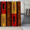 African Ethnic Flower Pattern Shower Curtains Geometry Bathroom Curtain Fabric Waterproof Polyester For Bathtub Decor With Hooks