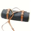 1 Stück PU-Leder Outdoor Picknickmatte, PU-Riemen, Deckenriemen, Yogariemen, Verstellbarer PU-Leder Tragegriff