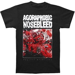 Agoraphobic Nosebleed Bestial T-shirt XXXX-Large Black Unisex T-Shirt XXXXL