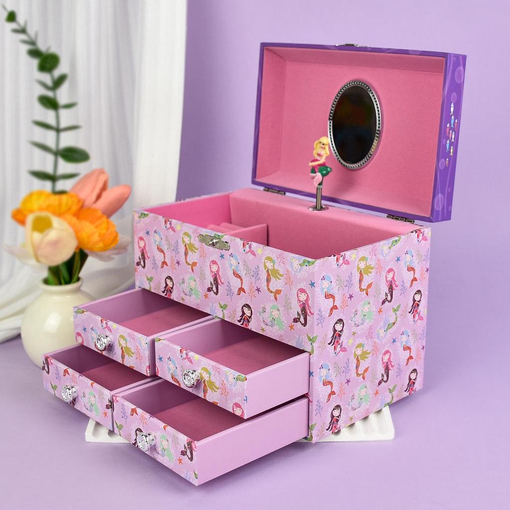 Jewelry Music Box for Girls - Christmas Gift Toy for 12-Year-Olds, Item 190250JK
