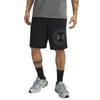 Mens Rival Fleece Graphic Print Tapered Shorts
