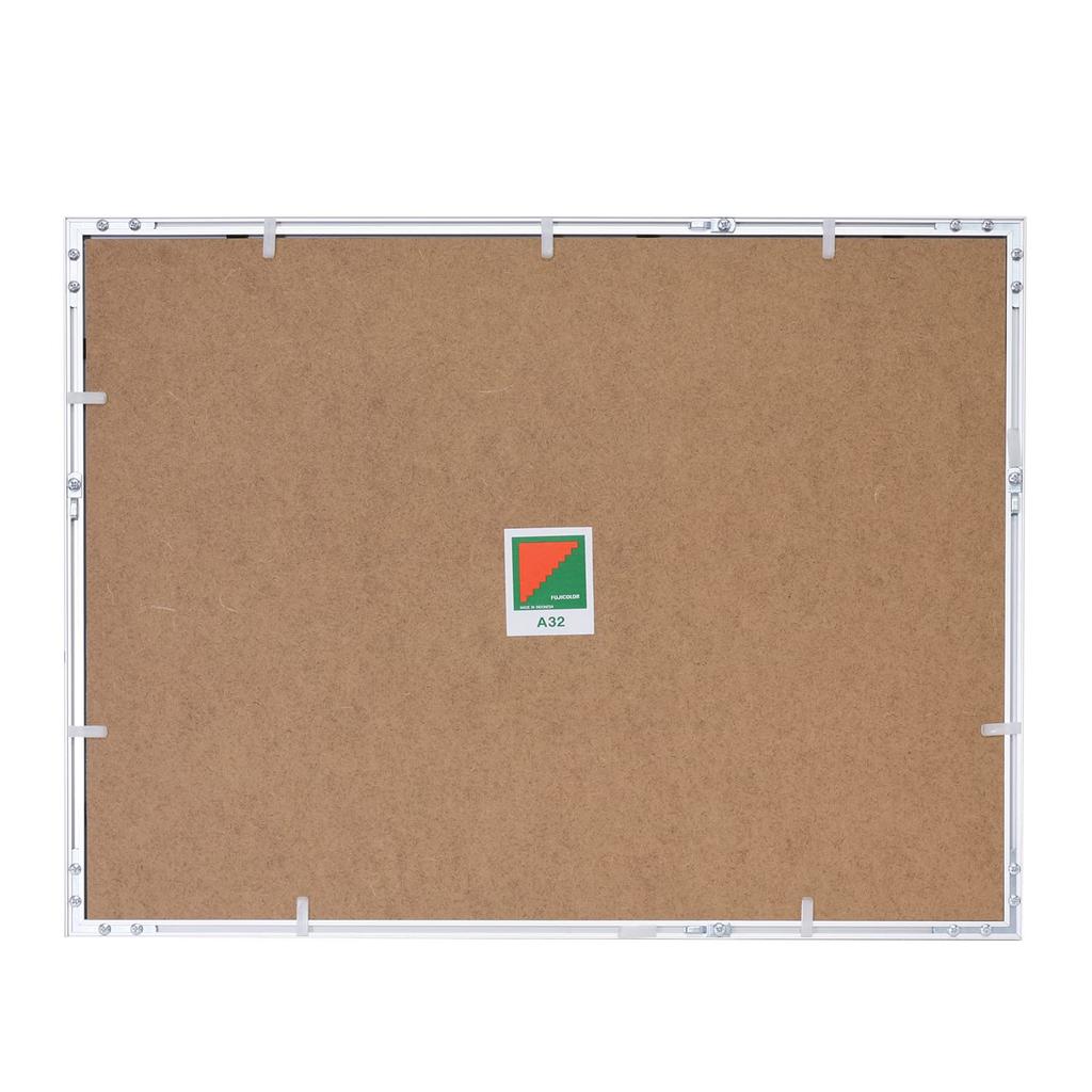 FUJICOLOR Aluminum Picture Frame A32 A3 Silver 306693