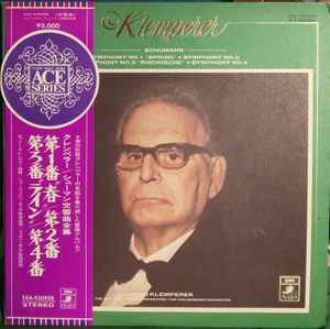 

LP Record OTTO KLEMPERER, NEW PHILHARMONIA OR - Schumann: Complete Symphonies EAA93095B ANGEL 1972 Japan Classical Used