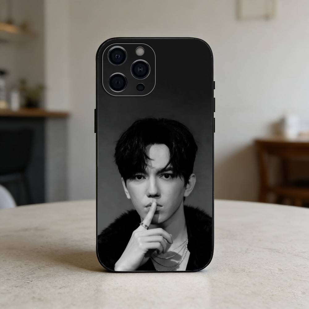 Dimash Kudaibergen Singer Phone Case For iPhone 17,16,15,14,13,12,11 Plus,Pro,Max,Mini Silicone black Soft Cover iPhone16se4